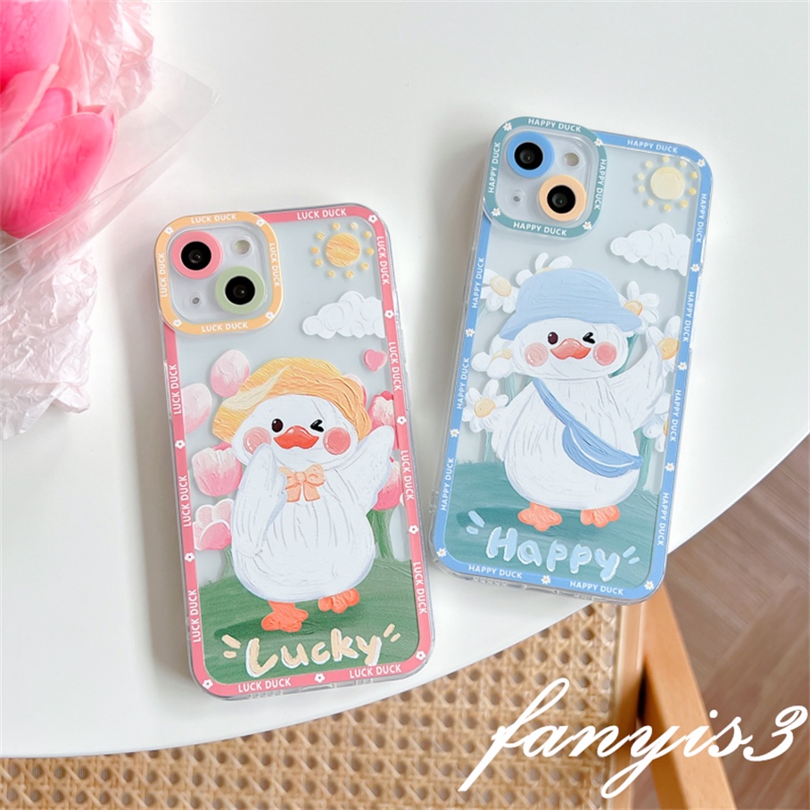Samsung A14 A34 A54 M14 A04 A04s A13 A52s A03 A23 A33 A53 A73 A03s M23 A52 A02 A12 A22 A72 A32 A51 A71 A50 A50s A30s A30 A20 A21s A31 A11 Soft Case Pelindung Desain Kartun Bebek Untuk