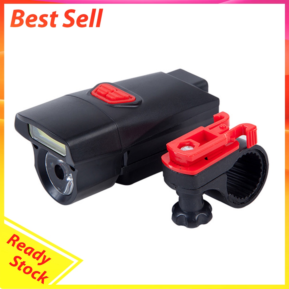 T6+COB LED Bike Front Light 6 Modes Headlamp 3 Modes Red Tail Rear Light