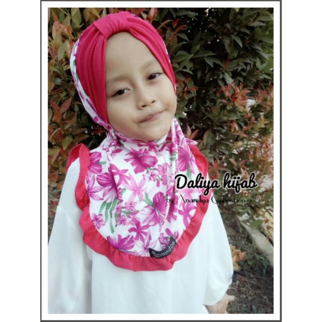 Jilbab anak/jilbab anak lucu/jilbab anak murah/Daliya hijab