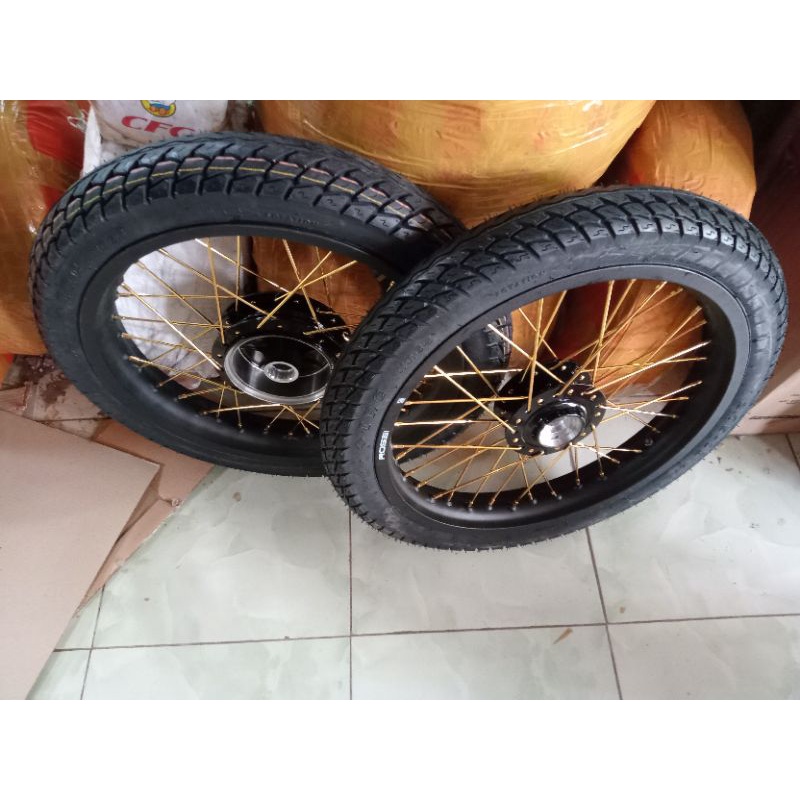 velg Yamaha RX king ring 18 x215/185 tromol original plus ban