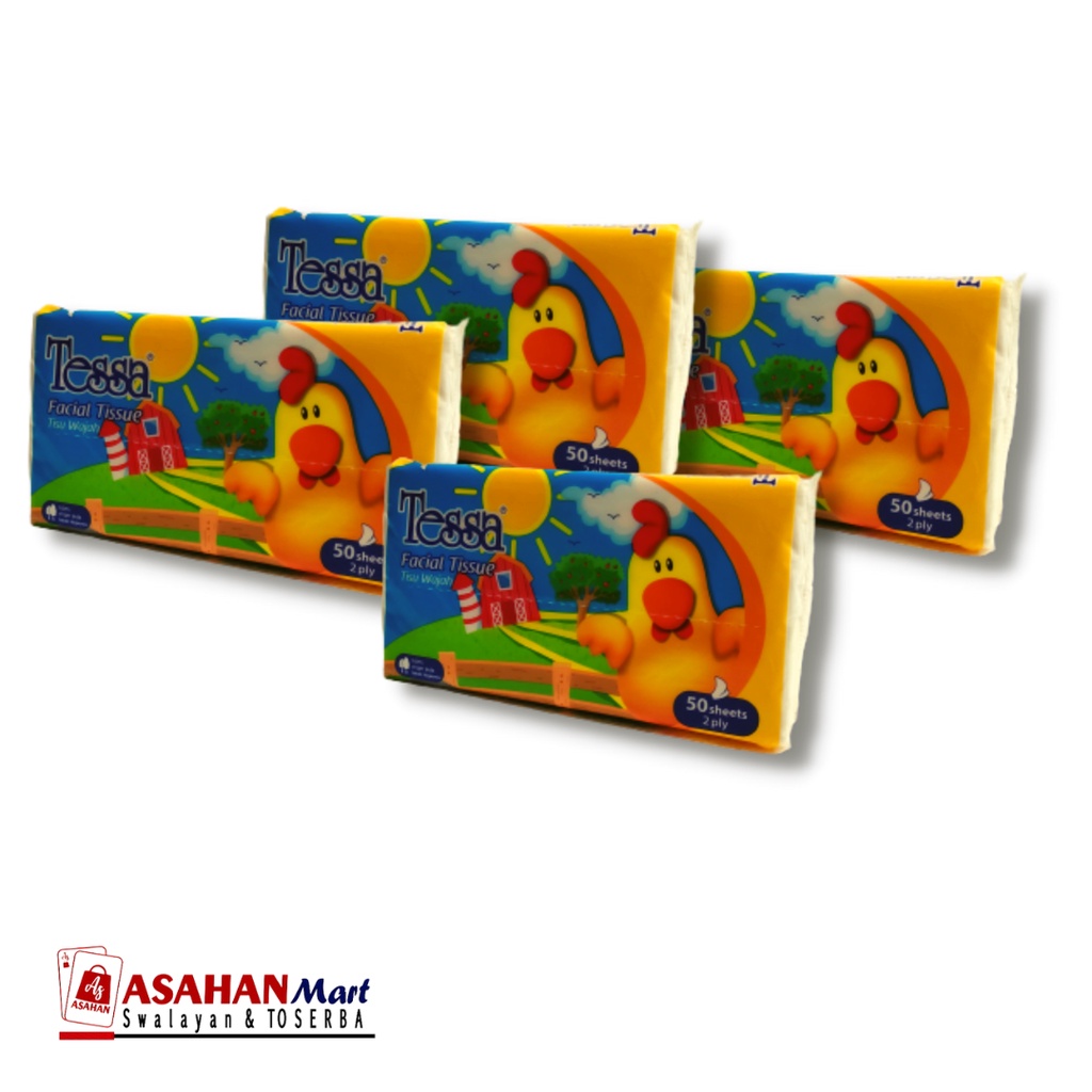 Tisu / Tissue Tessa (Facial Tissue & Family Napkins) 50 sheet