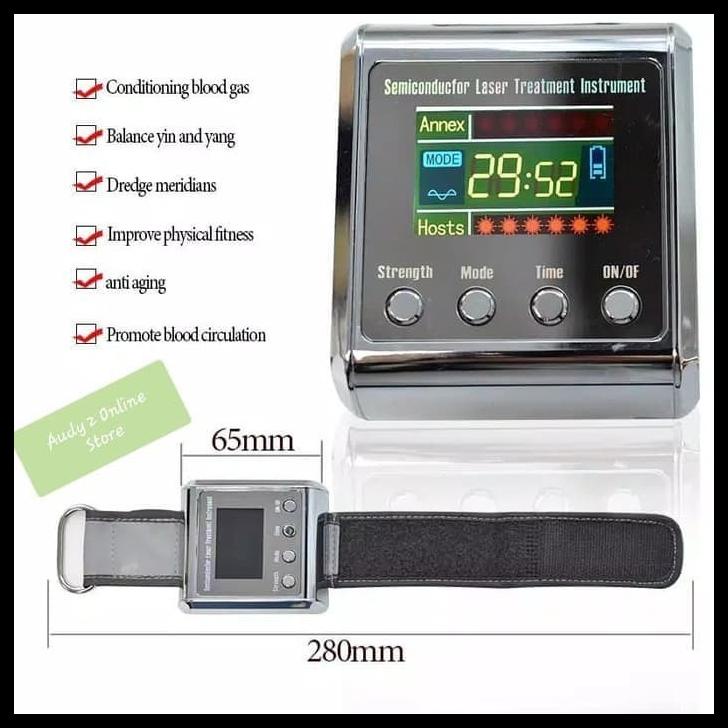 Jam Tangan Terapi Laser Kesehatan 7 Titik Vs Dr Laser