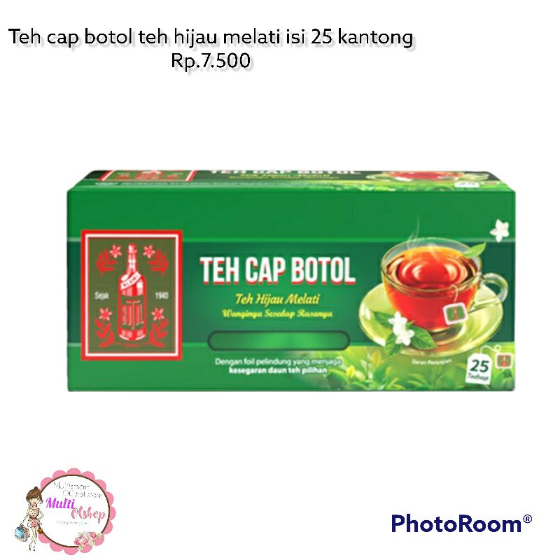 

TEH CAP BOTOL TEH HIJAU MELATI ISI 25 KANTONG