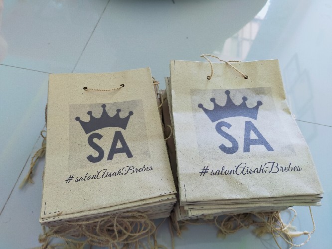 Paper Bag Tempat Mangkok  Bola 11x6x12