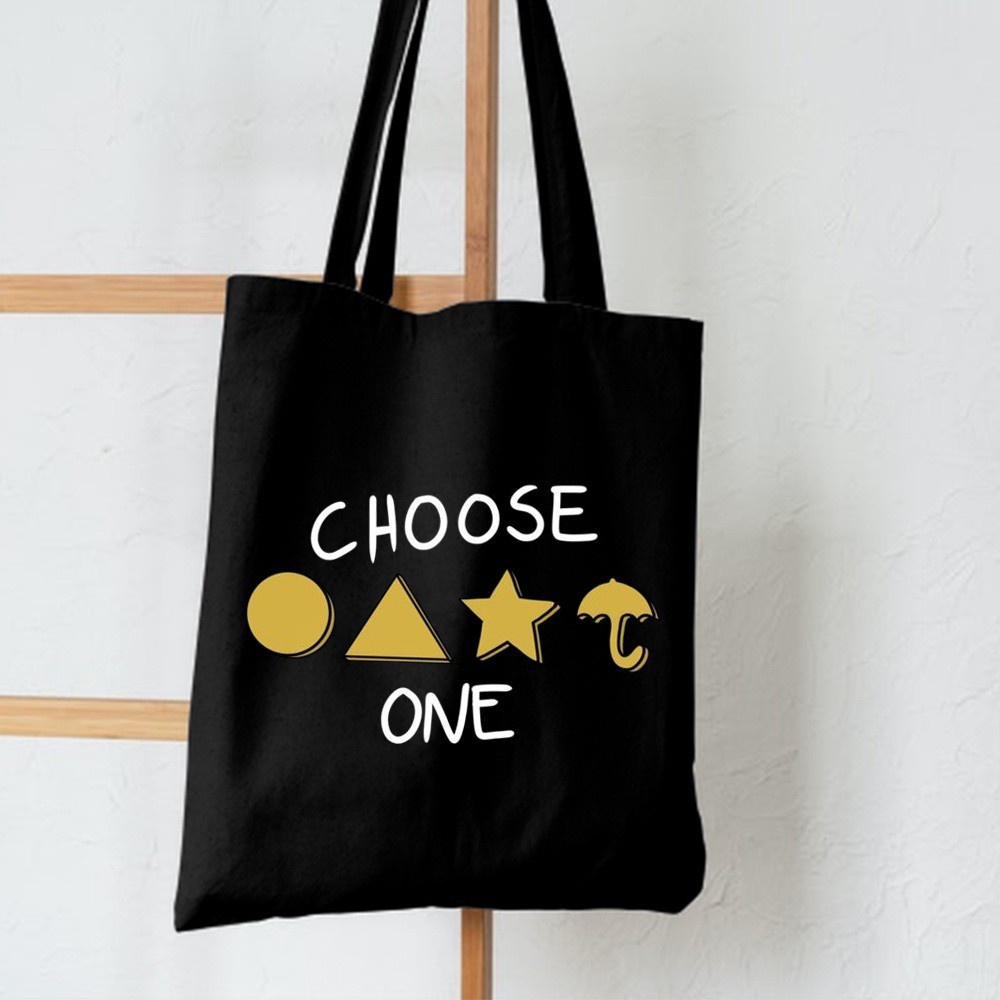 SPESIAL PROMO 7.7 - CHOOSE ONE GULALI TOTEBAG BERBAHAN SEMI KANVAS RESLETING | TOTEBAG SQUID GAME | TOTEBAG NAVY | TOTEBAG HITAM | TOTEBAG CREAM/KREM | TOTEBAG KHAKI/MOKA | TOTEBAG PINK | TOTEBAG KERJA/KULIAH/SEKOLAH | TOTEBAG UK. 33x38 CM | TOTEBAG GAYA