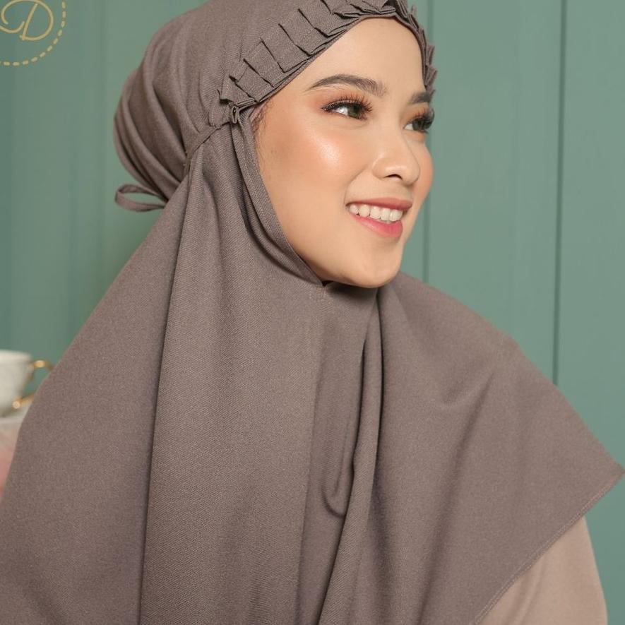 ➫ Lesti Daily Bergo Frill / Hijab Instant / Kerudung Instant ➬