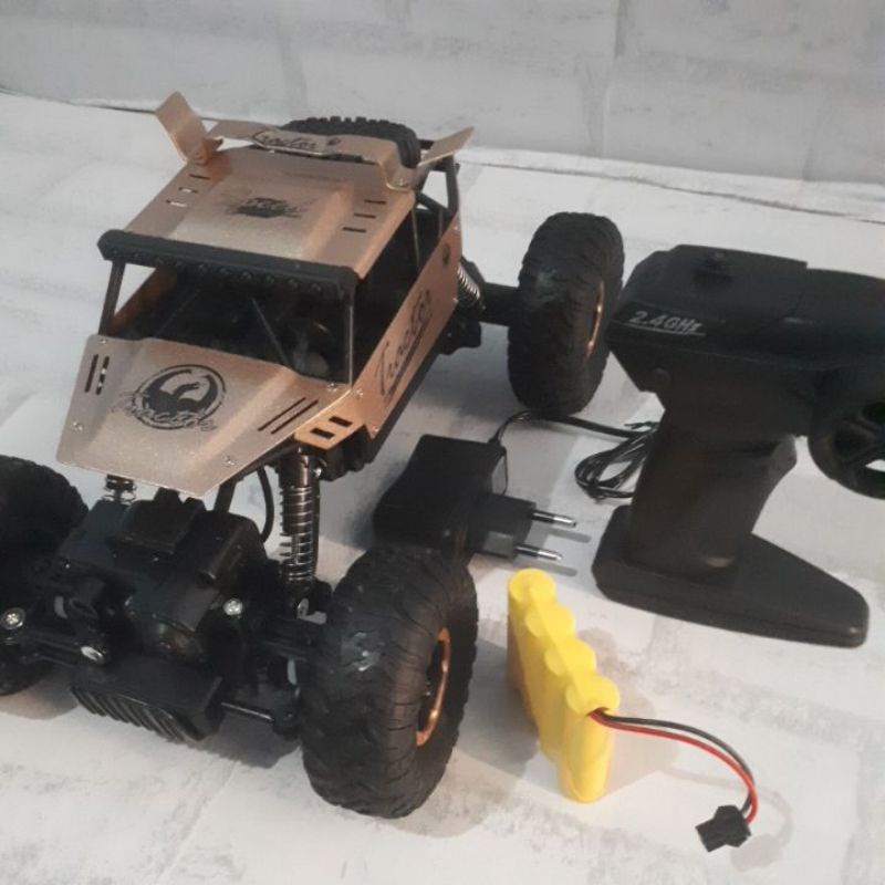 Mainan anak RC 1:16 4wd rock crawler remote control mobil kado