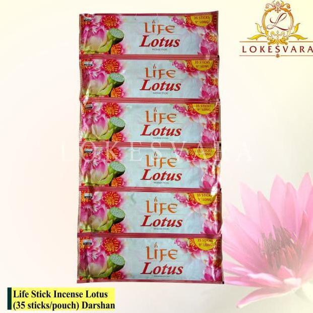 Produk Terbaik] Dupa Hio Wangi Harum Aromaterapi India Darshan Life Lotus