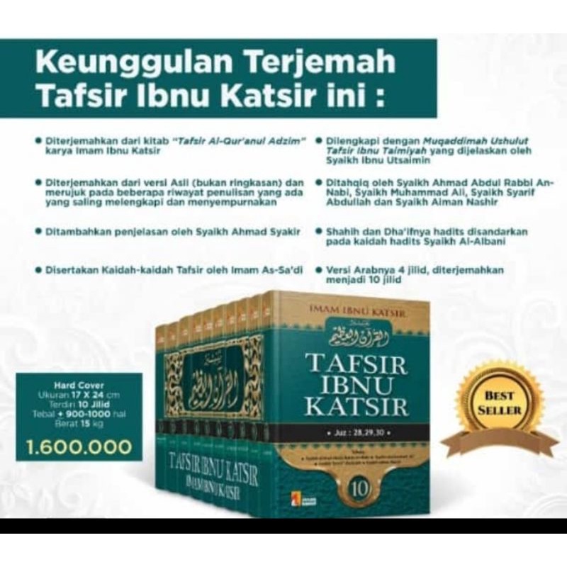 Buku islam Tafsir ibnu Katsir