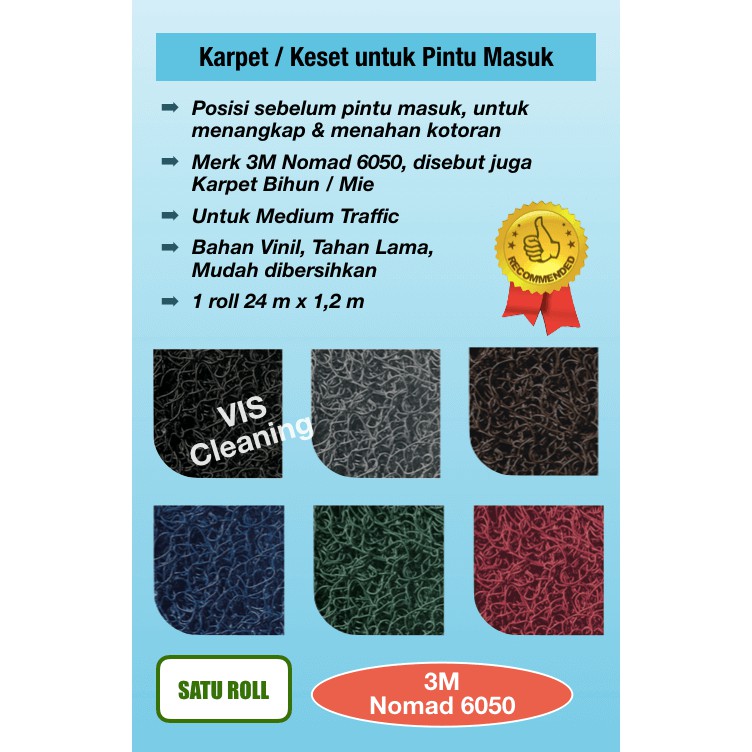 Karpet / Keset Mie 3M Nomad 6050 (per Roll 24 m)