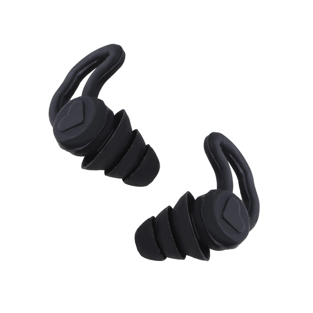 Earplug Kedap Suara Bahan Silikon Reusable Untuk unisex