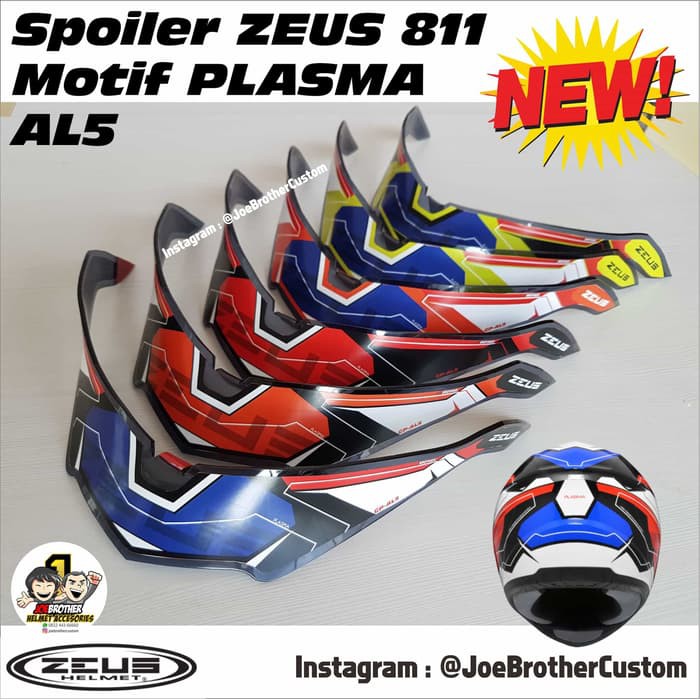 Spoiler Helm Zeus Z811 / 811 - Motif PLASMA AL5