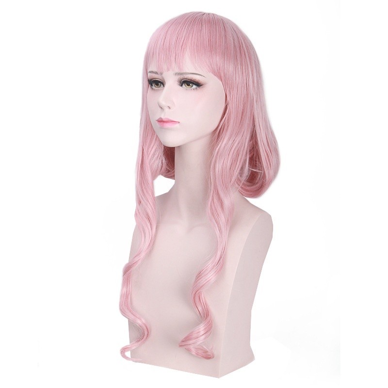 LOL-127 wig rambut palsu cosplay love nikki wedding pink