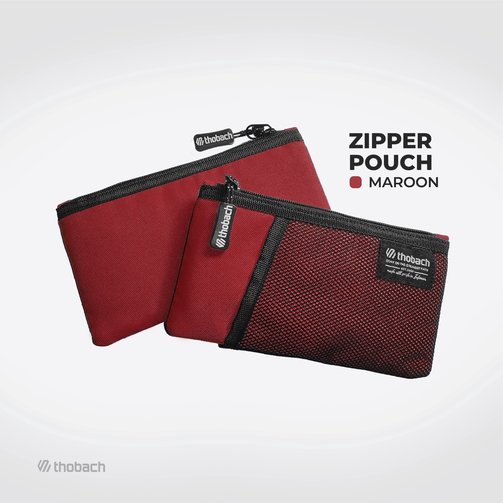 THOBACH - POUCH BAG ZIPPER DOMPET UANG DOMPET KUNCI DOMPET HANDPHONE