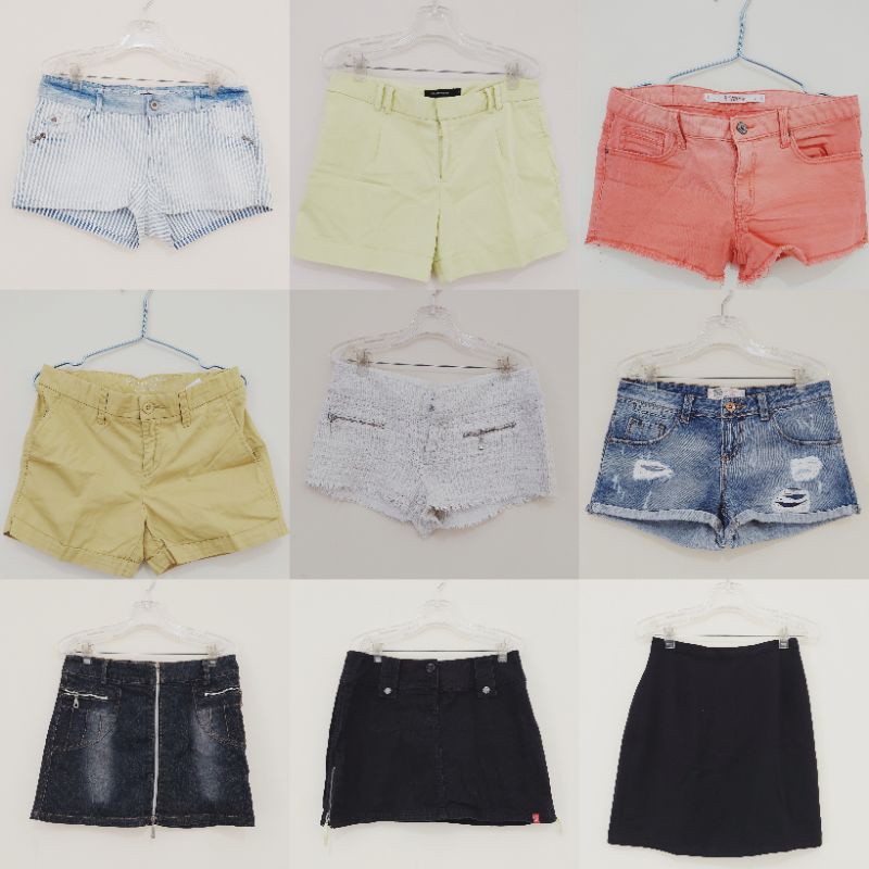 Celana Hotpants dan Rok Wanita Preloved BRANDED!!!