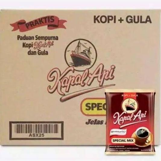 

KAPAL API SPECIAL MIX 1 DUS / KOPI KAPAL API SPESIAL MIX 1 KARTON 12 -Diskon Besar