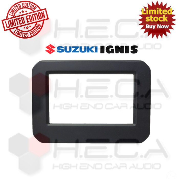 Frame OEM-Fit Double din Tape Audio Head Unit TV Mobil for Suzuki IGNIS