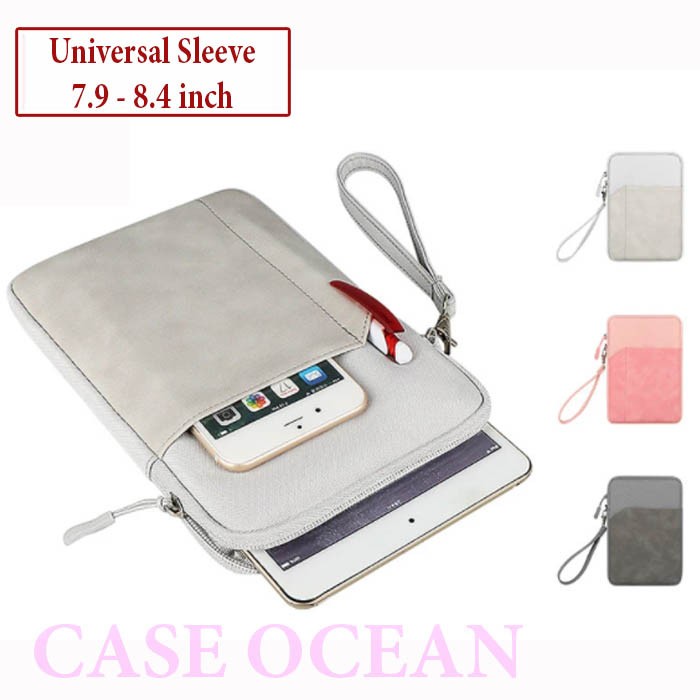 Olike Edu Tab EduTab E1 8 inch Sleeve Case Pouch Cover Hand Bag Handbag Slot Pen Pencil Holder Tali 