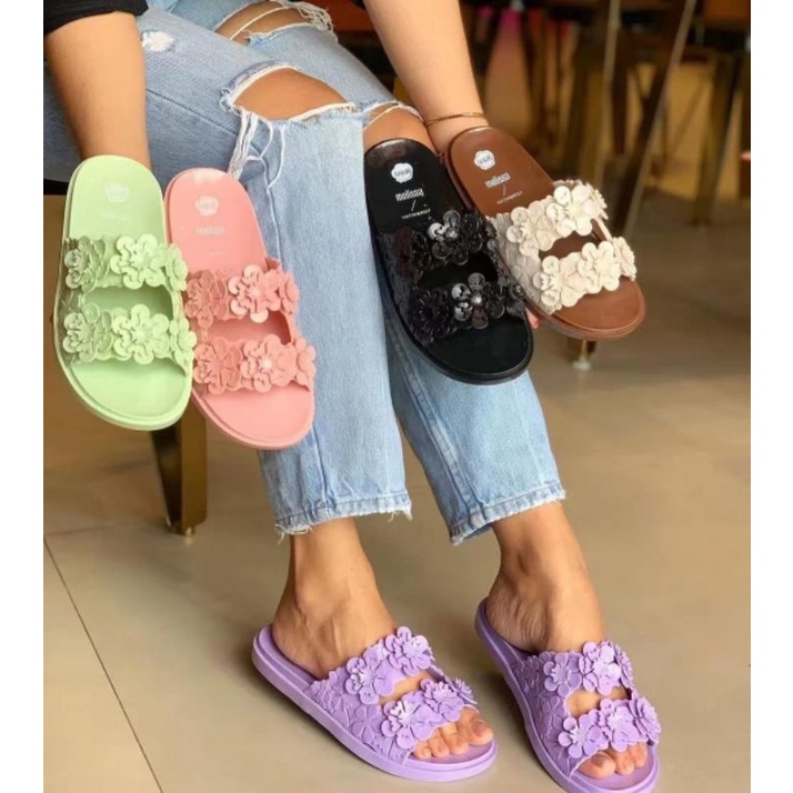 sandal melissa wide blossom victor and roft AD  /sandal jelly / sandal kekinian /sandal jelly import