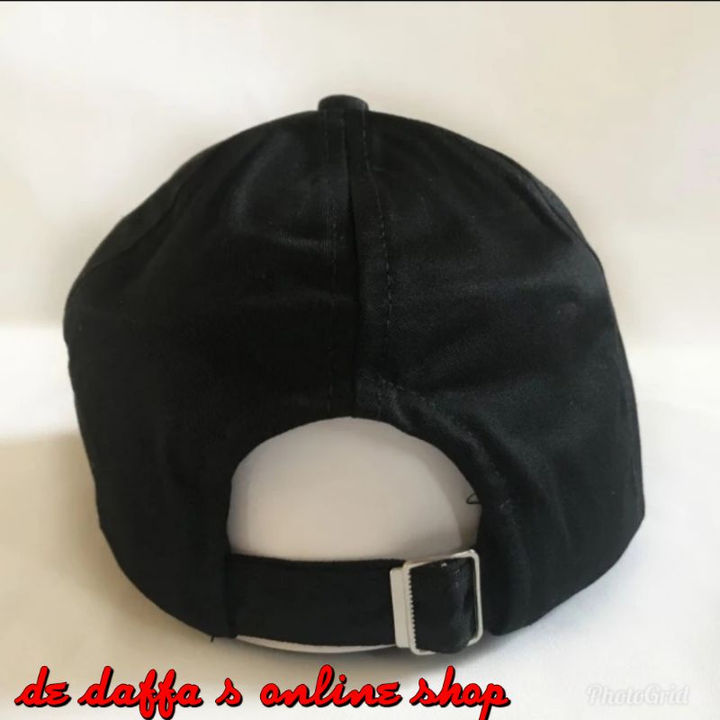 TOPI BASEBALL TWILL UNISEX ( PRIA WANITA ) WARNA HITAM POLOS BAGUS MURAH