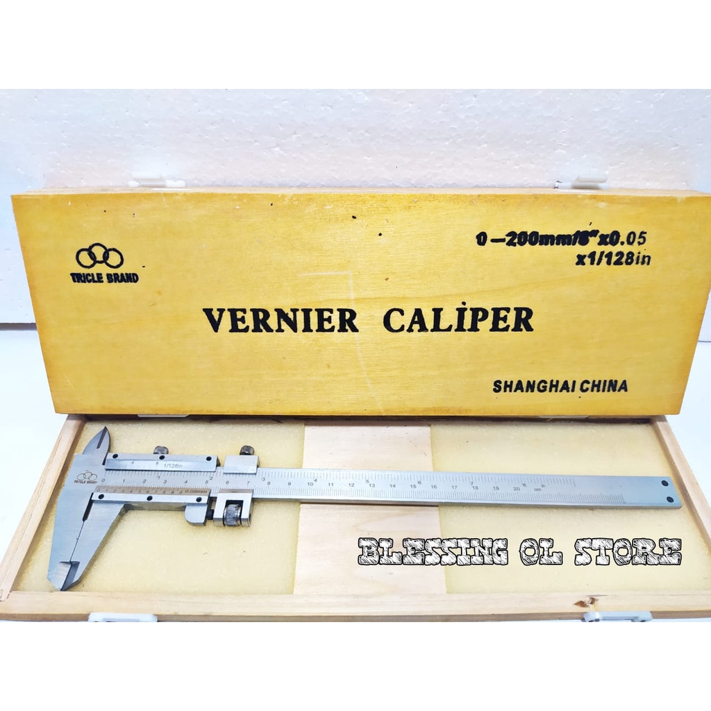 SIGMAT BESI MANUAL 8 INCH /VERNIER CALIPER/JANGKA SORONG MANUAL