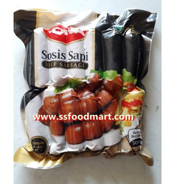 

[ Premium Quality ] Yona Sosis Sapi Bakar isi 12 pcs 500 gr