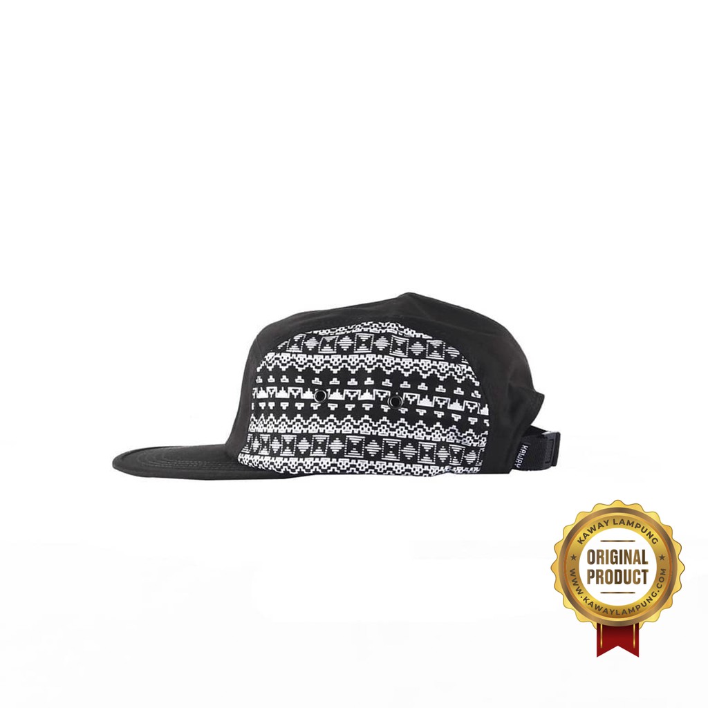 TOPI 5 PANEL PRIA WANITA - KAWAY TAPS LPG 5 PANEL GREY