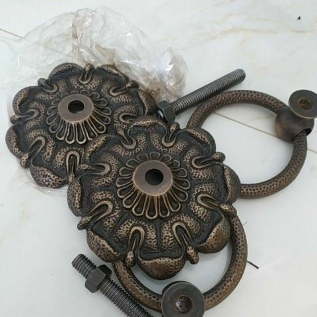 Handle Pintu Rumah Kuningan Antik Murah Gebyok 015
