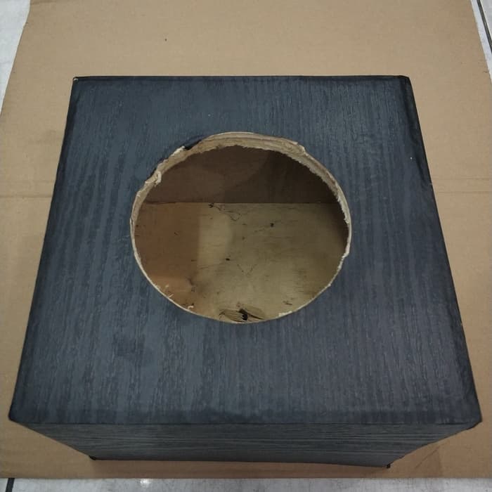 Box speaker 5 inch kayu kotak tahu ukuran 20cm x 20cm x15cm