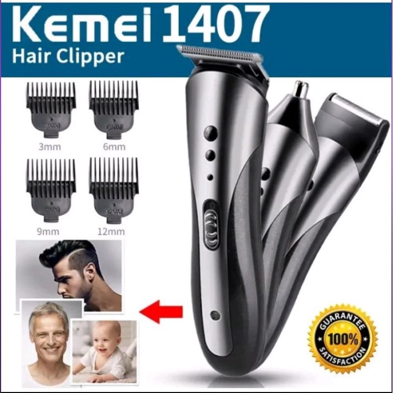 Kemei Clipper km1407/mesin cukur rambut/alat cukur/shaver