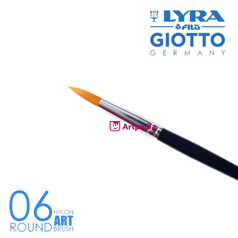 

Kuas Lyra Bulat 06 - Lyra Art Brush Round No.06 -Kuas Lukis Lyra -Lyra Taklon Art Brush Round No. 06