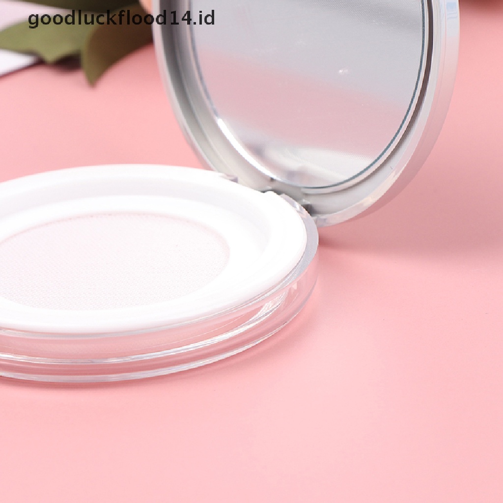 [OOID] 1Pcs Portable Empty Cosmetic Sifter Loose Jar Container Puff Box Container Case ID( not include puff)