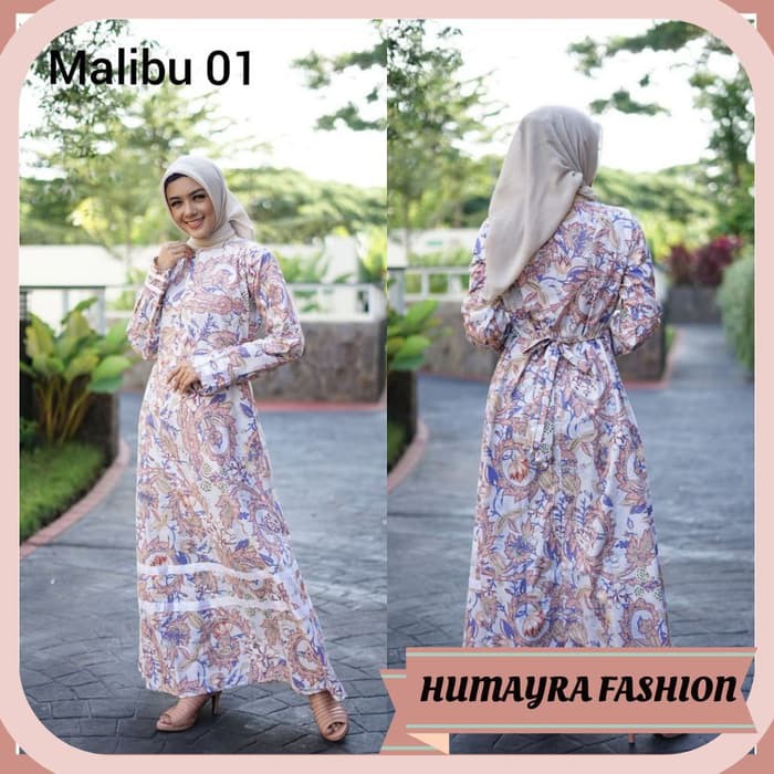 MUSLIMAH"GAMIS KATUN JEPANG MALIBU JUBAH WANITA MUSLIM FASHION MUSLIMAH SYARI"