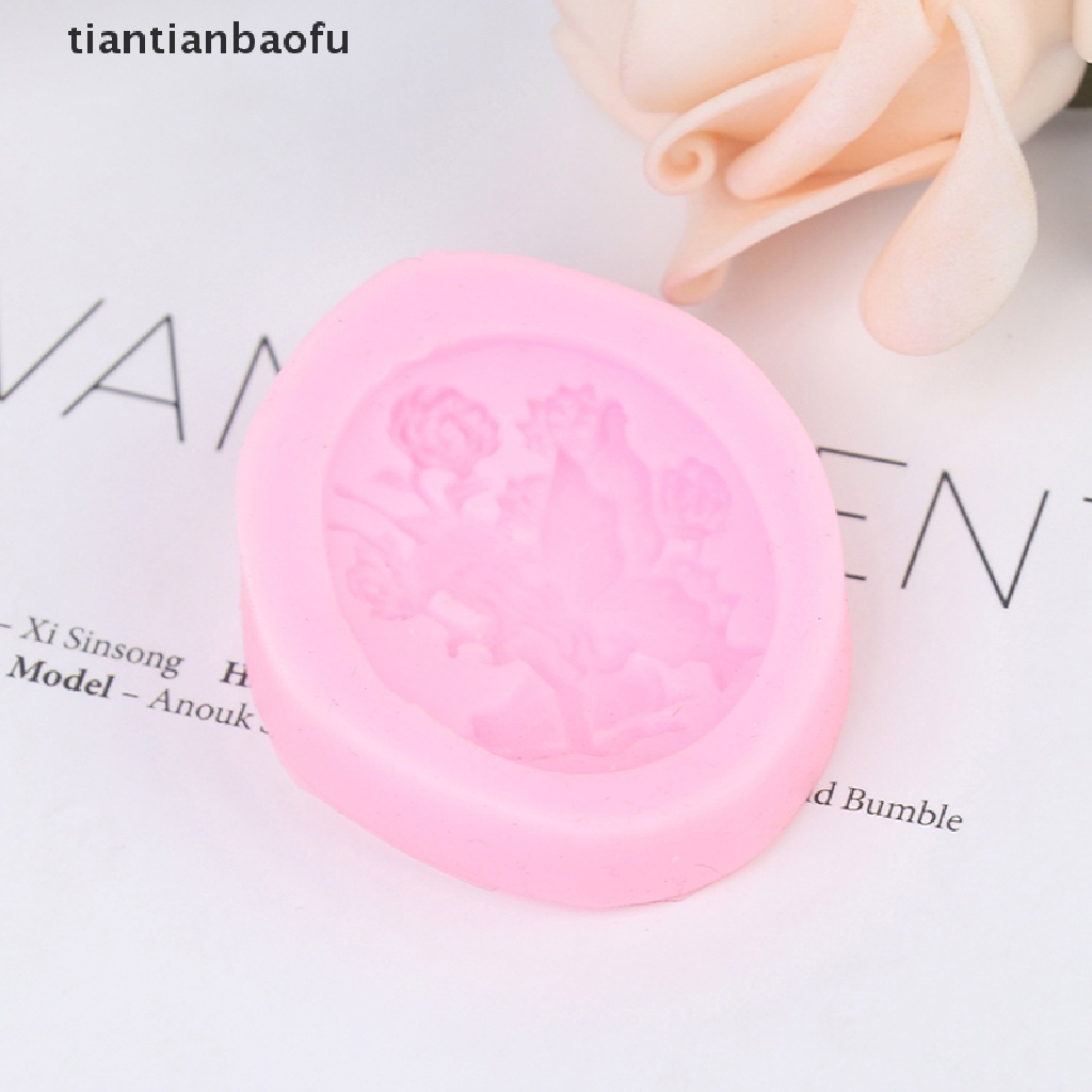 [tiantianbaofu] Fairy Silicone Mold Cake Decor Tools Cookie Baking Candy Chocolate Soap Mold Boutique