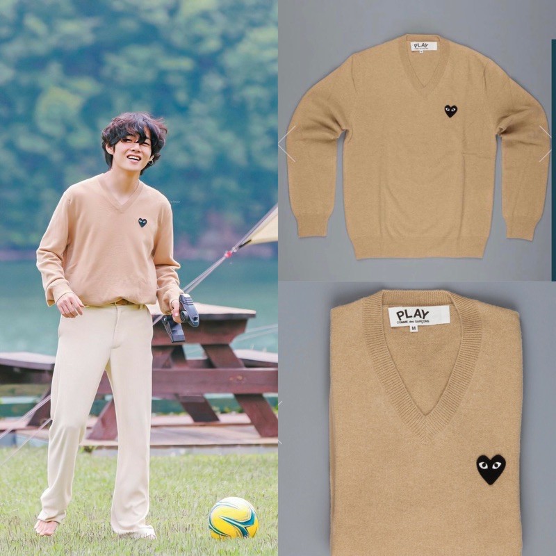 [READY] TAEHYUNG SWEATER RAJUT CDG IN THE SOOP