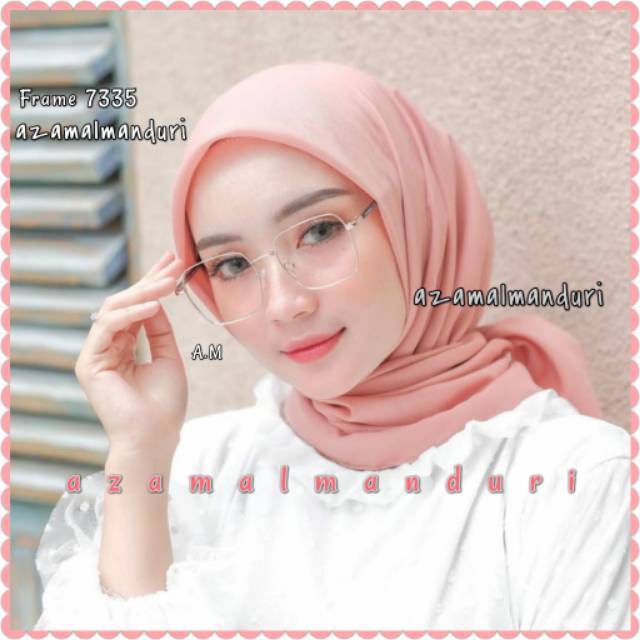 KACAMATA MINUS KOREA Lensa Blu-ray| KACAMATA KOTAK | KACAMATA TRENDY | KACAMATA  Gucci  7335