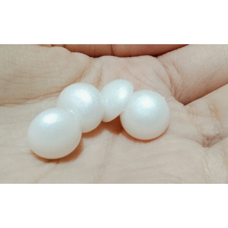 (12 BIJI) KANCING JAMUR MUTIARA UKURAN 12 MM &amp; 21 MM