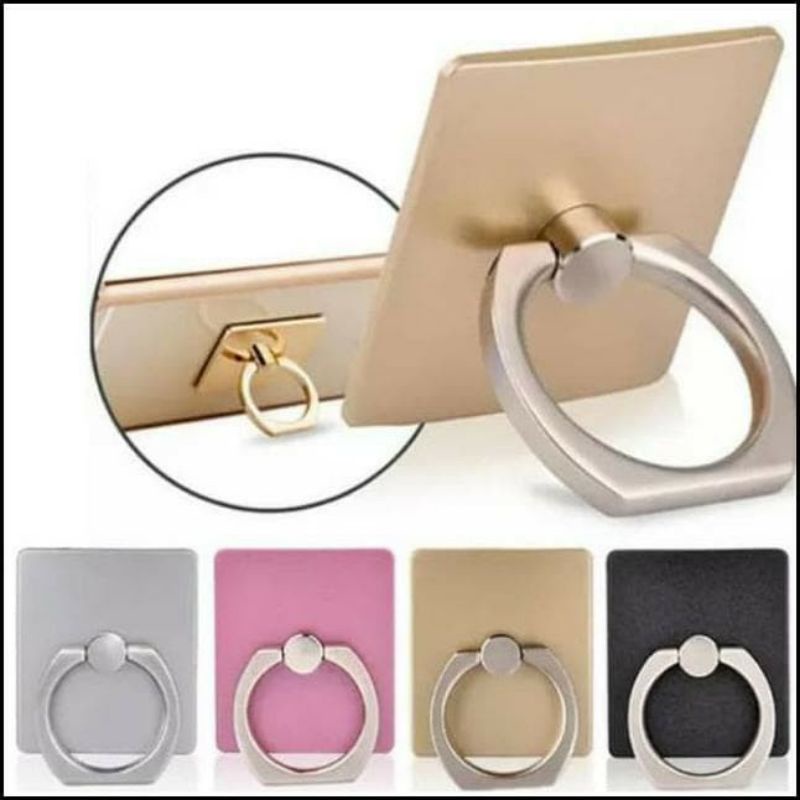 Ring Stand POLOS IRing Warna Holder Cincin HP