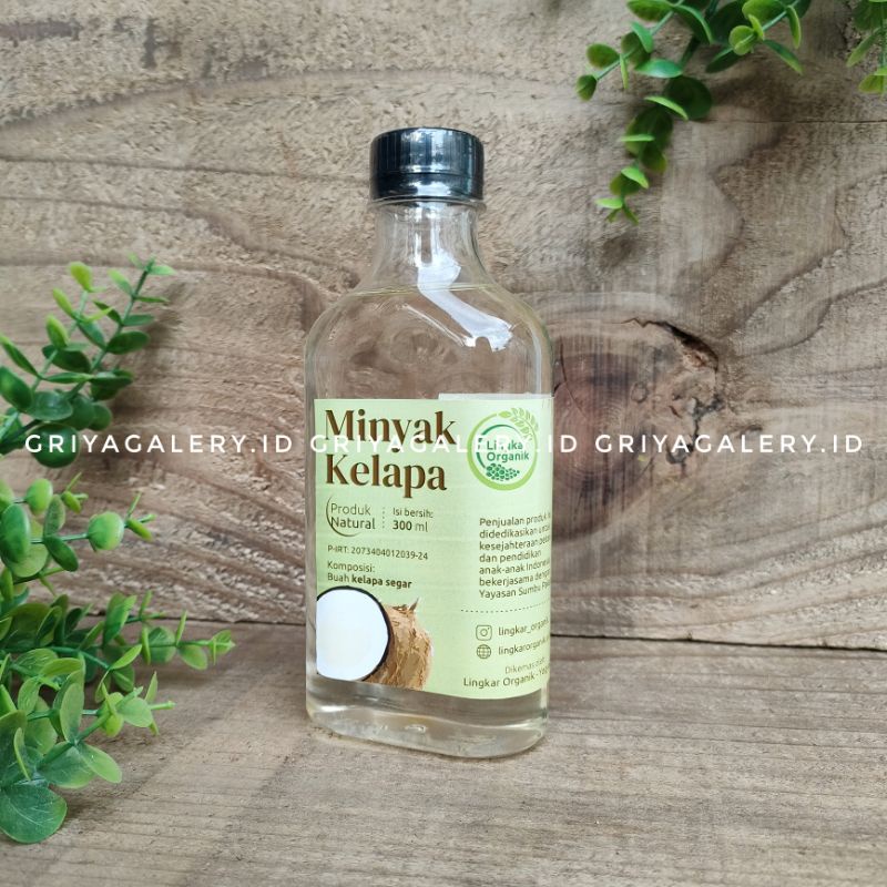 

Lingkar Organik Minyak Kelapa 300ml Coconut Cooking Oil MPASI