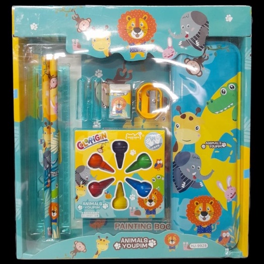 Paket alat tulis set atau souvenir anak / pensil set box