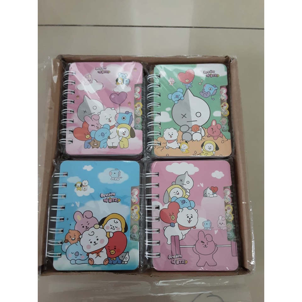 

Buku Notes Kecil BT21 BTS Ring - ATK anak sekolah