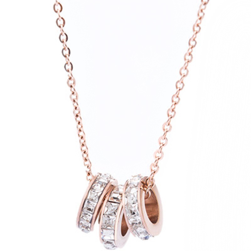 [New] Kalung fashion aksesoris titanium mini korea hadiah wanita cewek 316L anti karat KK109