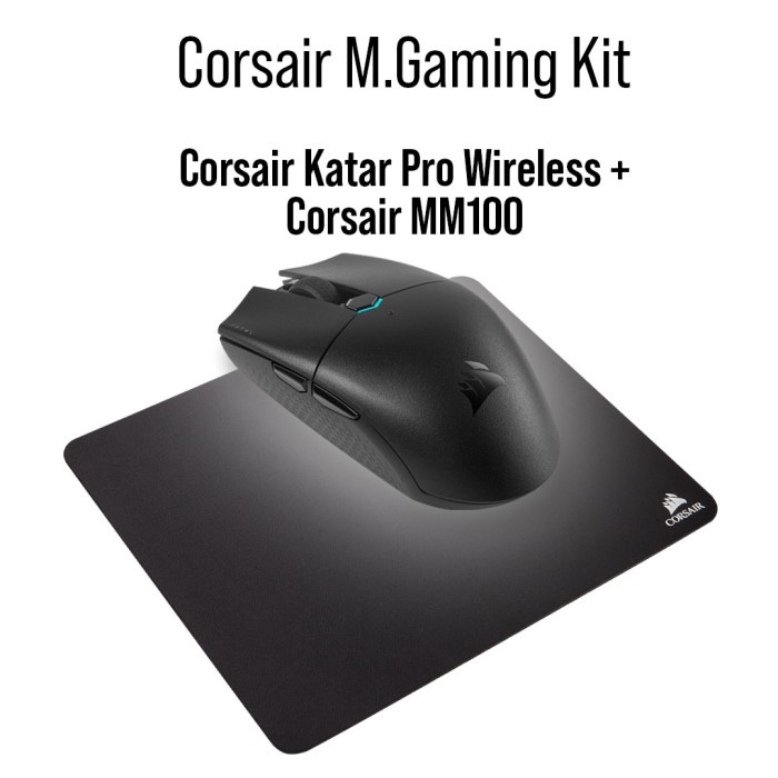 Corsair M Gaming Kit I ( Katar PRO Wireless + MM100 )