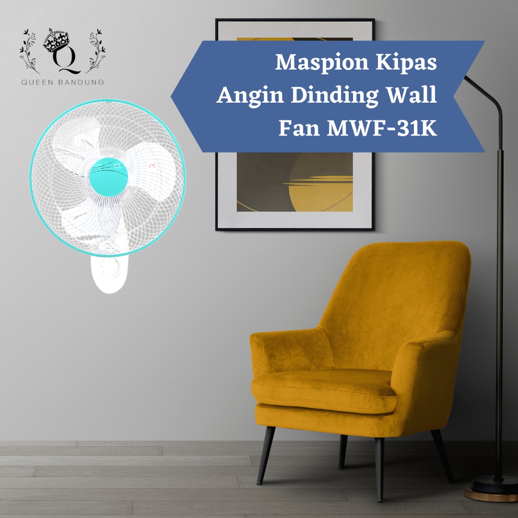 Maspion Kipas Angin Dinding Wall Fan MWF-31K