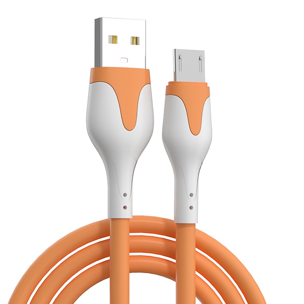 Kabel Data / Charger USB Tipe C Fast Charging Bahan Silikon Lembut Panjang 1m / 2m Untuk Android