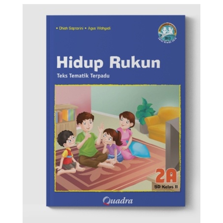 ORI harga satuan buku teks tematik k13 Quadra untuk SD kelas 2