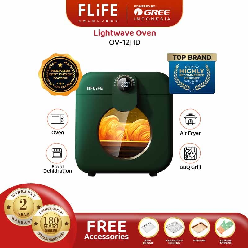 OVEN Flife LIGHTWAVE AIR FRYER Oven - OV12HD