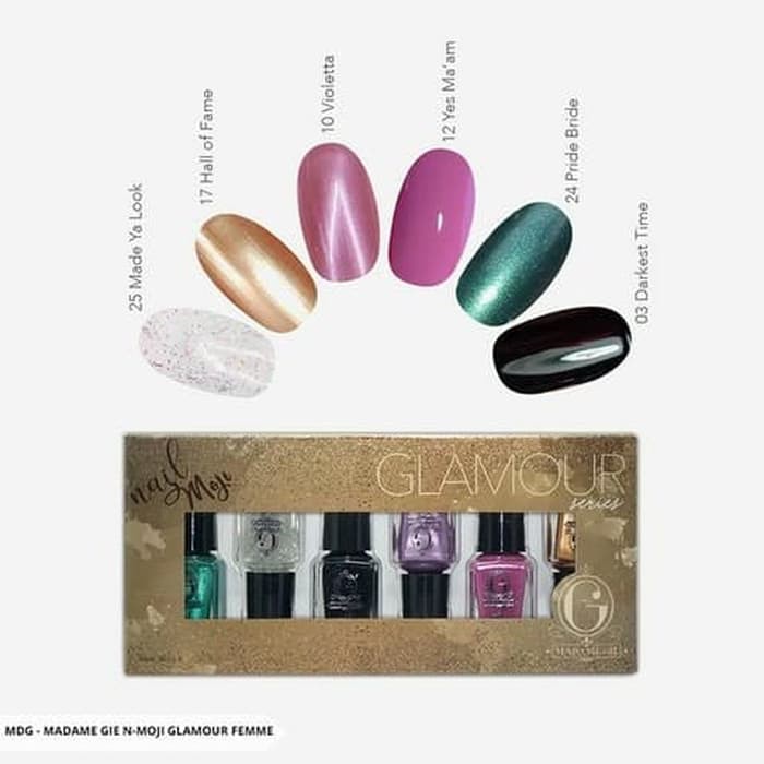 MADAME GIE NAIL MOJI - KUTEK MADAME GIE MADAME GLAMOUR (SATUAN) PCS NETT. 7 ML