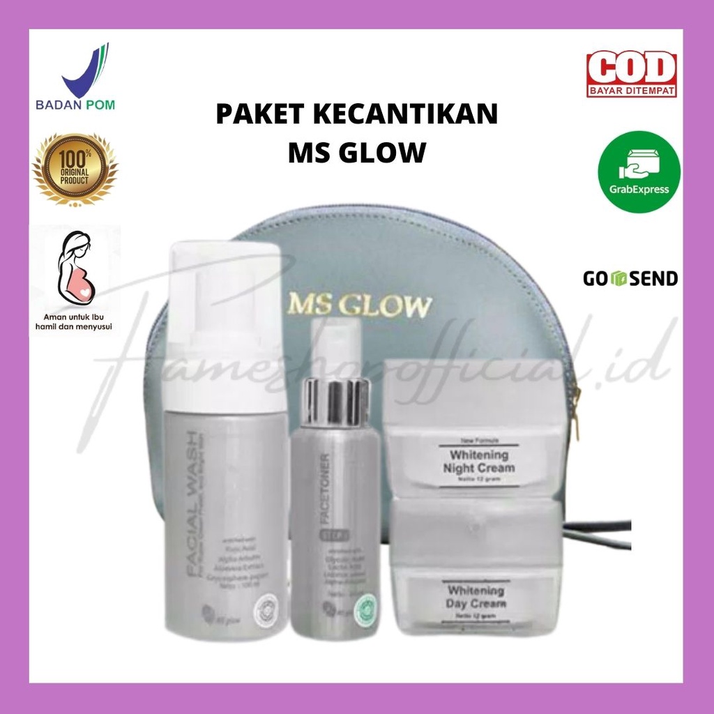 FAMESHOP - PAKET KECANTIKAN MS GLOW / PAKET PERAWATAN WAJAH / WHITENING SERIES / LUMINOUS SERIES / ACNE SERIES / UNTIMATE SERIES