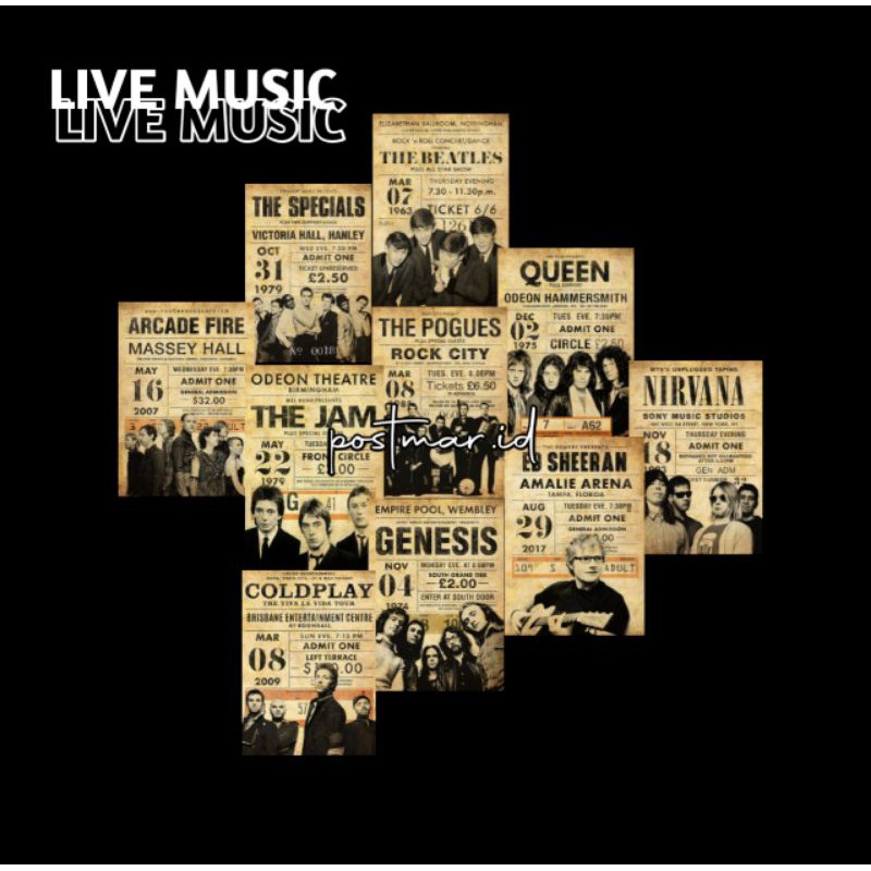 

AESTHETIC POSTER - LIVE MUSIC